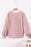 Texture V-Neck Long Sleeve Sweatshirt - Byyde