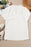 Short Sleeve Notched Blouse - Byyde