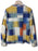 Color Block Zip Front Long Sleeve Top - Byyde