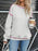 Contrast Trim Oversized Sweatshirt - Byyde