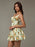Floral Sleeveless Mini Pleated Dress - Byyde