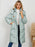 Long Sleeve Longline Hooded Winter Coat - Byyde