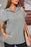 Drawstring Quarter Snap Cap Sleeve Hoodie - Byyde
