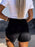 High Waist Wash Denim Shorts - Byyde