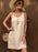 Decor Button Mini Tank Dress with Pockets - Byyde