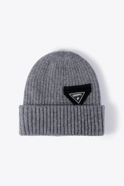 HAPPY Contrast Beanie - Byyde