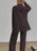 Button Up Long Sleeve Shirt and Pants Set - Byyde