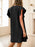 Textured Ruffle Sleeve Casual Summer Dress - Byyde
