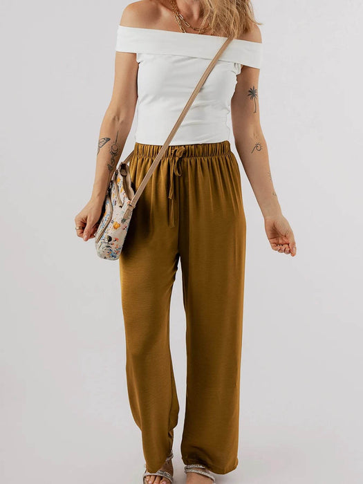 Folded Off Shoulder Slim Top - Byyde