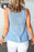 Sleeveless Knit Tank Top with Textured Pattern - Byyde