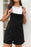 Square Neck Denim Overalls with Pockets - Byyde