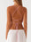 Crisscross Back V-Neck Cami - Byyde