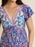 Printed V-Neck Wide Leg Jumpsuit - Byyde