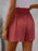 Tied Solid Color Shorts - Byyde