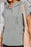 Drawstring Quarter Snap Cap Sleeve Hoodie - Byyde
