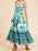 Full Size Printed Sweetheart Neck Maxi Cami Dress Plus Size - Byyde