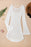 Hollow Out Bell Sleeve Drawstring Knit Cover Up Dress - Byyde