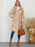Long Sleeve Longline Hooded Winter Coat - Byyde