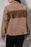 Fringe Trim Snap Down Denim Jacket - Byyde