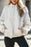 Half Zip Drop Shoulder Long Sleeve Sweatshirt - Byyde