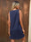 Decor Button Mini Tank Dress with Pockets - Byyde