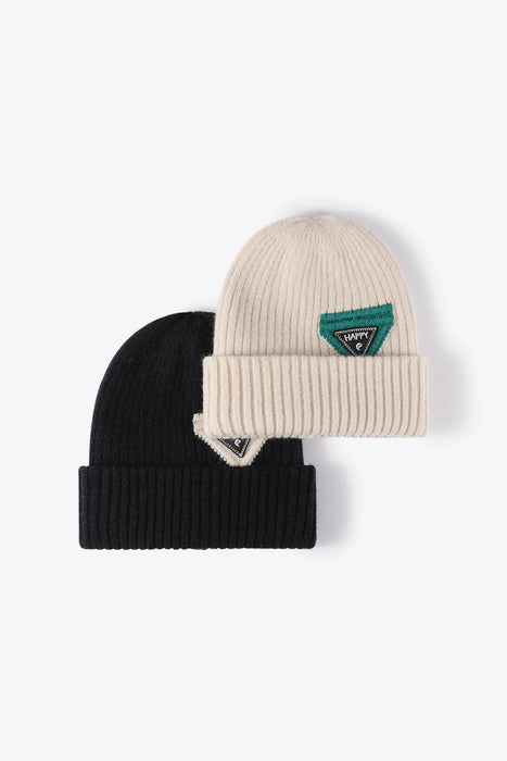 HAPPY Contrast Beanie - Byyde