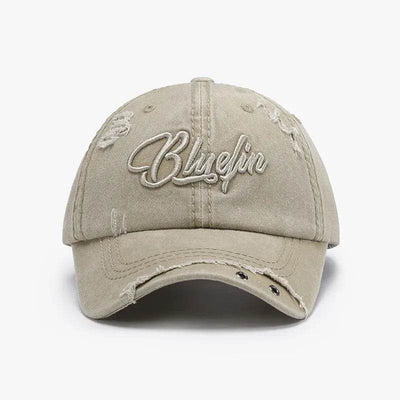 Embroidered Letter Cotton Baseball Cap - Byyde