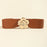 Flower Alloy Buckle Elastic Belt - Byyde