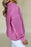 Notched Drop Shoulder Long Sleeve Sweatshirt - Byyde