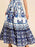 Full Size Printed Sweetheart Neck Maxi Cami Dress Plus Size - Byyde