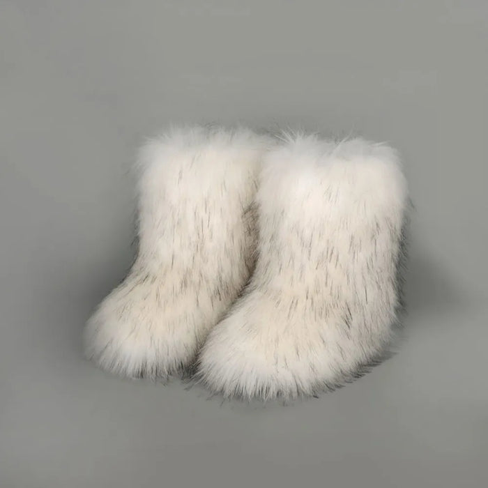 Thermal Fuzzy Platform Boots - Byyde