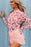Printed Mock Neck Long Sleeve Bodysuit - Byyde