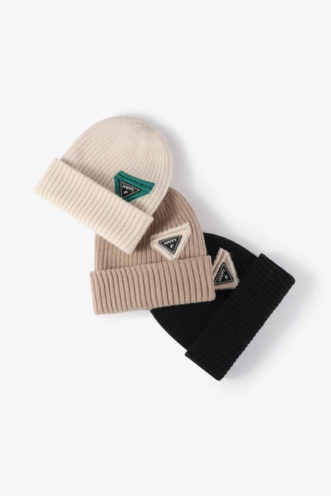 HAPPY Contrast Beanie - Byyde