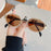 Rhinestones Decor Oval Sunglasses - Byyde