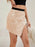 Asymmetrical Slit Sequin Skirt - Byyde