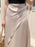 Asymmetric Wrap Midi Skirt with Fluted Hem - Byyde