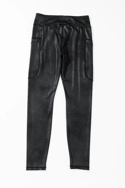 Pocketed V-Cut Waist Leggings - Byyde