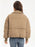 Zip Up Turtleneck Long Sleeve Puffer Jacket - Byyde