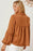 Balloon Sleeve Collared Neck Blouse - Byyde