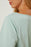 Boat Neck Lantern Sleeve Blouse - Byyde