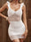 Ruffled Openwork Sleeveless Cover-Up Dress - Byyde