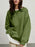 Round Neck Dropped Shoulder Long Sleeve Sweatshirt - Byyde