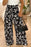 Full Size Printed High Waist Wide Leg Pants - Byyde