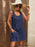 Decor Button Mini Tank Dress with Pockets - Byyde