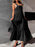 Square Neck Tiered Maxi Dress - Byyde