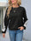 Lace Detail Long Sleeve Sweatshirt - Byyde