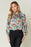 Double Take Full Size Printed Button Up Long Sleeve Shirt - Byyde