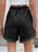 Drawstring Wash Denim Shorts - Byyde