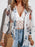 Floral Print Open Front Cover Up - Byyde
