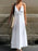 Ruffled V-Neck Maxi Dress - Byyde